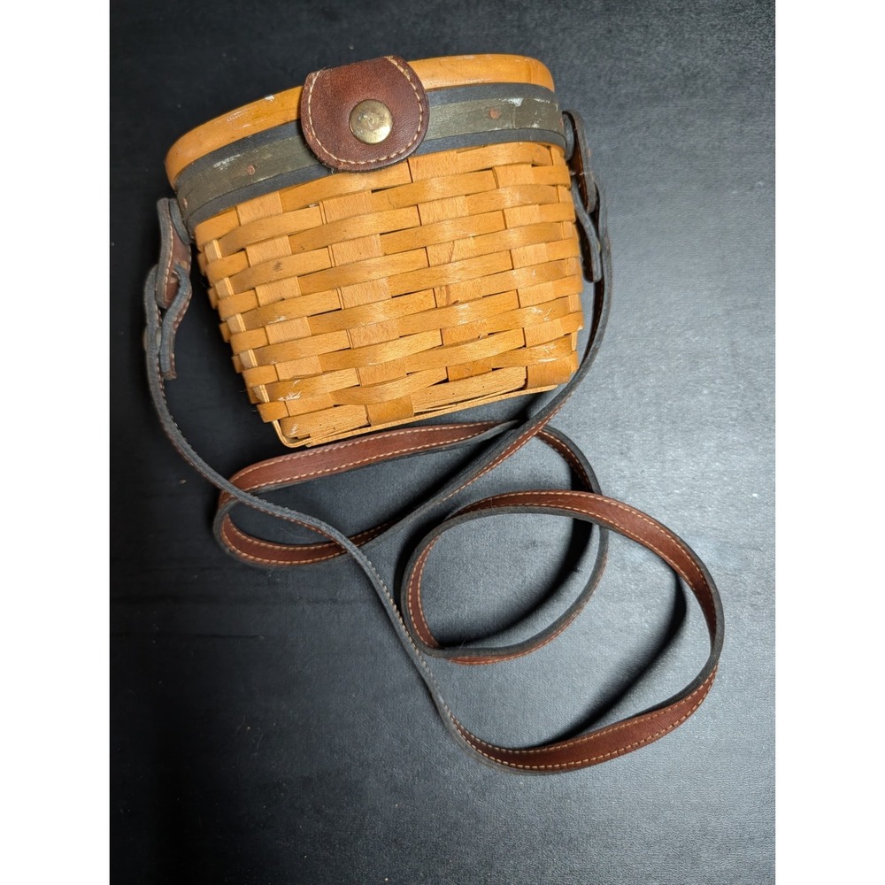Longaberger 2000 Collectors Club Edition Small Saddlebrook Basket Purse